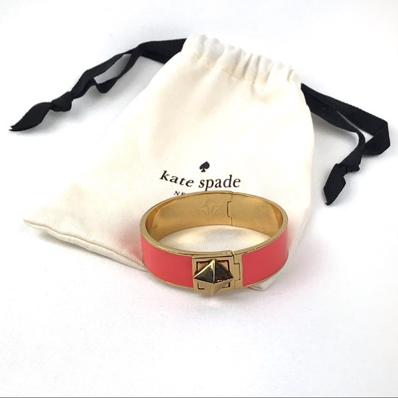 Kate Spade Turn Lock Hinged Bracelet Bangle - Picture 1 of 6